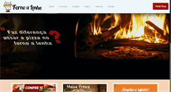Desktop Screenshot of fornoalenhapgua.com.br